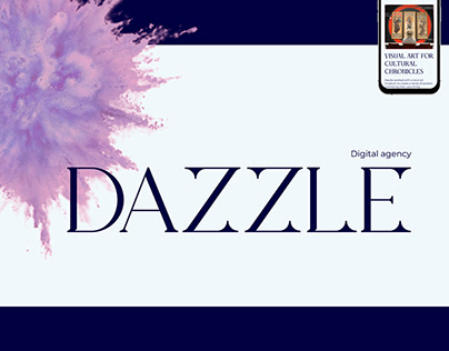 Multipage website for digital agency DAZZLE