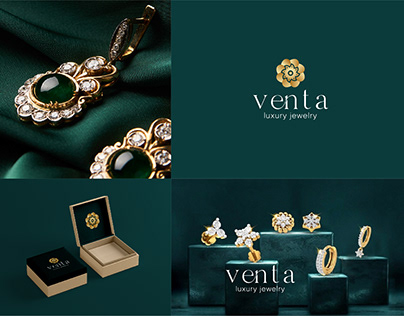 Luxury Jewelry Logo design branding