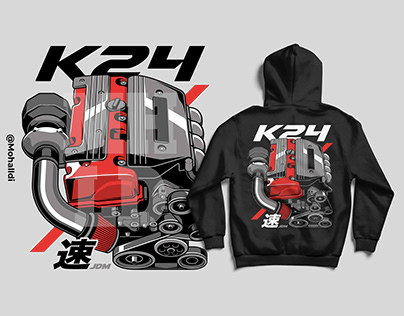 K-Series K24 Engine Illustration