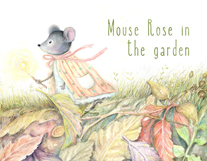 Illustration Mouse Rose