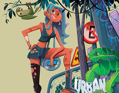 Capa do Artbook "Urban Jungle"