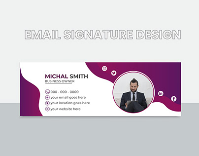 Email Signature Design Template