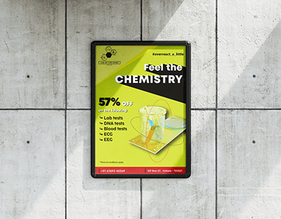 Chemistry Lab Advertisement Poster