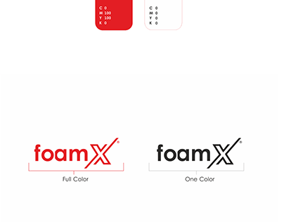 Foam X Brand Identity for Foam X, S.A.
