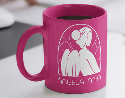 Angela Mia. Logo design and branding
