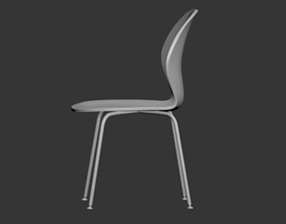 Lounge chair, Black color, Four-legged chair