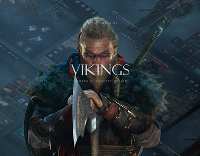 Vikings | MMORPG game UI concept design