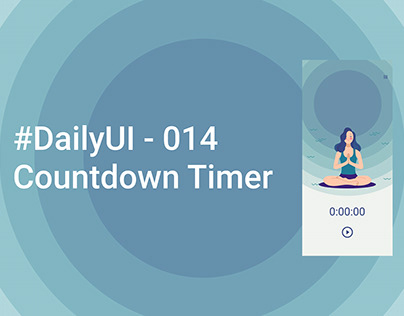 DailyUI - 014 - Countdown Timer