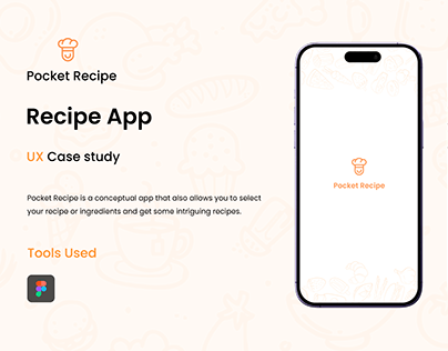 Pocket Recipe App | UX/UI Case study