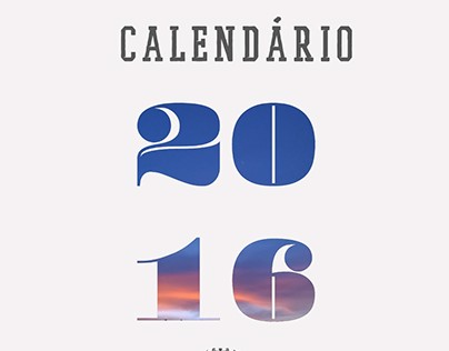 Calendário 2016 - Centro David Pimenta