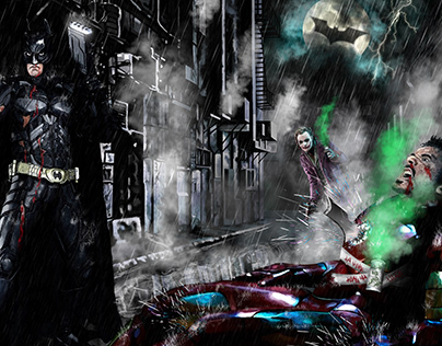 Fan Art - Batman VS Homem de Ferro - Crossover