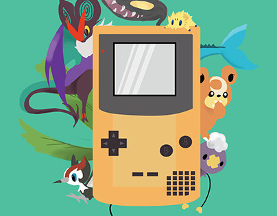 Gameboy Colour Pokemon, guilty pleasures. 1 day project