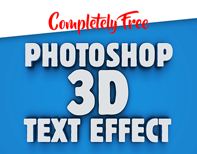 Free 3D Photoshop Text Effect