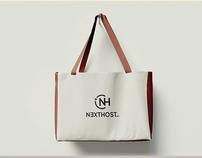 NextHost.net Company Brand Logo Design