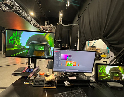 Virtual Production on the set