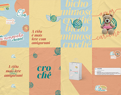 posters e idv | Bicho Mimoso Crochê