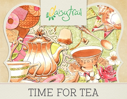 Time for Tea Digikit for DaisyTrail
