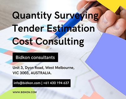 Quantity Surveying, Tender Estimation & Cost Consulting