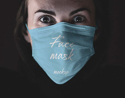 Download Free Face Mask Mockup Projects Photos Videos Logos Illustrations PSD Mockup Template