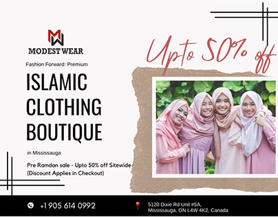 Islamic Clothing Boutique in Mississauga