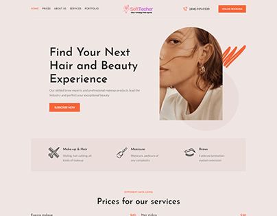 Hair And Beauty website
