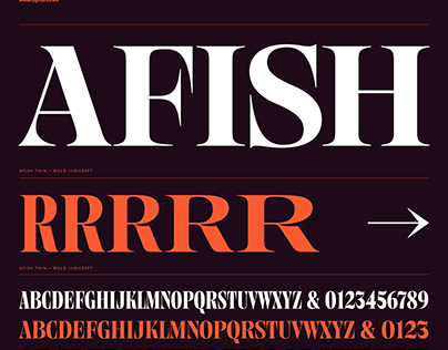 AFISH – Variable font