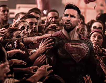 Lionel Messi - super man | leo super hero
