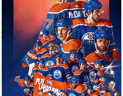 Edmonton Oilers Player Poster