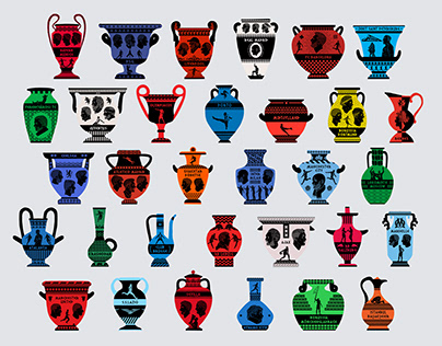 Champions League teams reimagined as Greek Vases