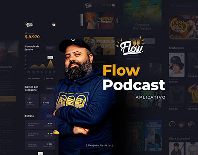 Aplicativo Flow Podcast