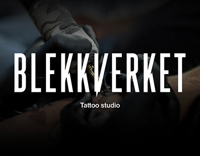 Blekkverket Tattoo Studio - Visual Identity, website