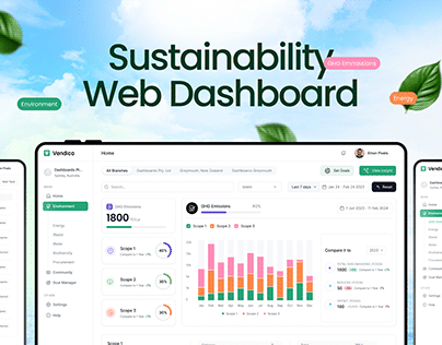 Sustainability Dashboard Design