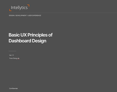 LGE_Intellytics Dashboard UX Principle