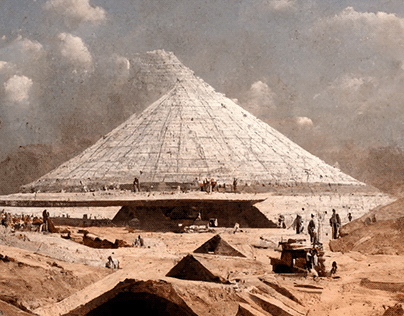 Sculpting the ancient Pyramid
