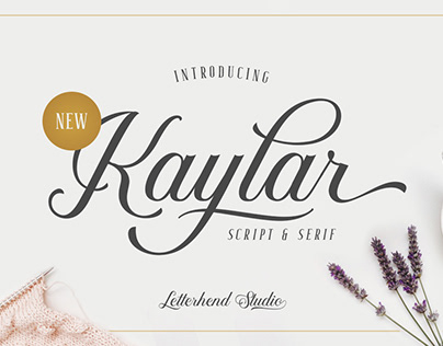 Kaylar - Elegant Script & Serif