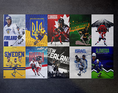 International Ice Hockey Posters
