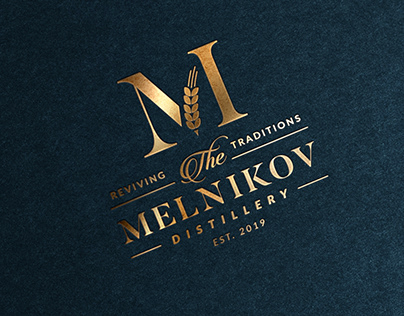 Logo design: The Melnikov Distillery