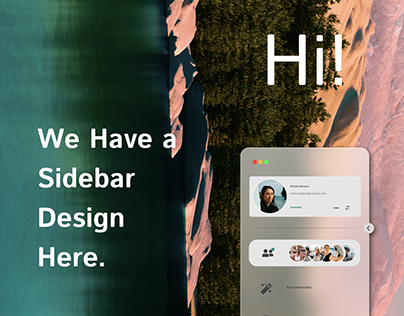 Website Sidebar Design