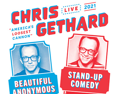 Chris Gethard - America's Loosest Cannon Tour Graphics