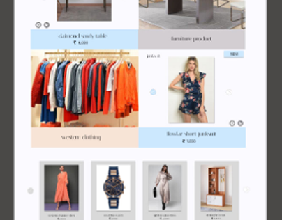 e - commerce website design