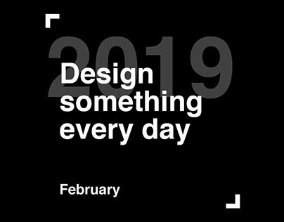Design something every day- February 2019