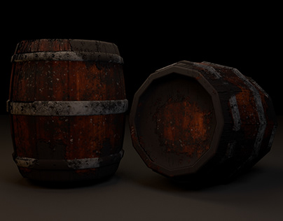 3D BARREL MODELING AND TEXTURING