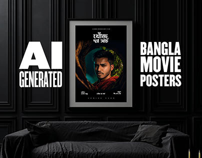 Bangla Movie Poster - AI-Generated