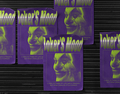 Poster "Joker's mood"