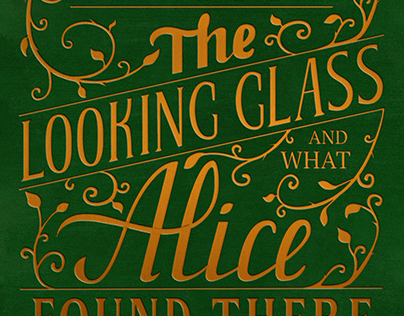Book cover "Through the looking-glass"