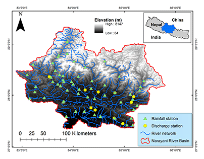 Narayani River Basin in Nepal