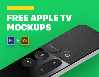 FREE Apple TV Mockups