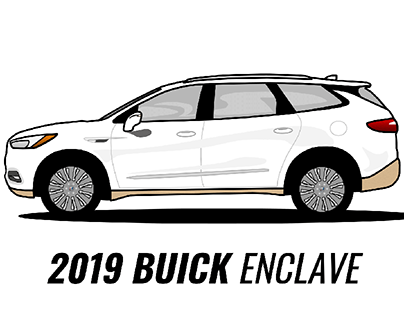 Buick Enclave Vector Art