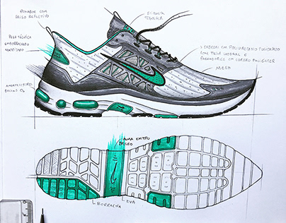 Footwear sketches (footwear design)