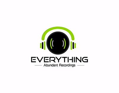 Everythind Abundant recordings Logo make for client.